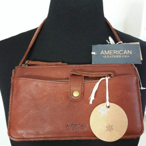 American Leather Co. Handbags - AMERICAN LEATHER CO Austin Crossbody with Wallet